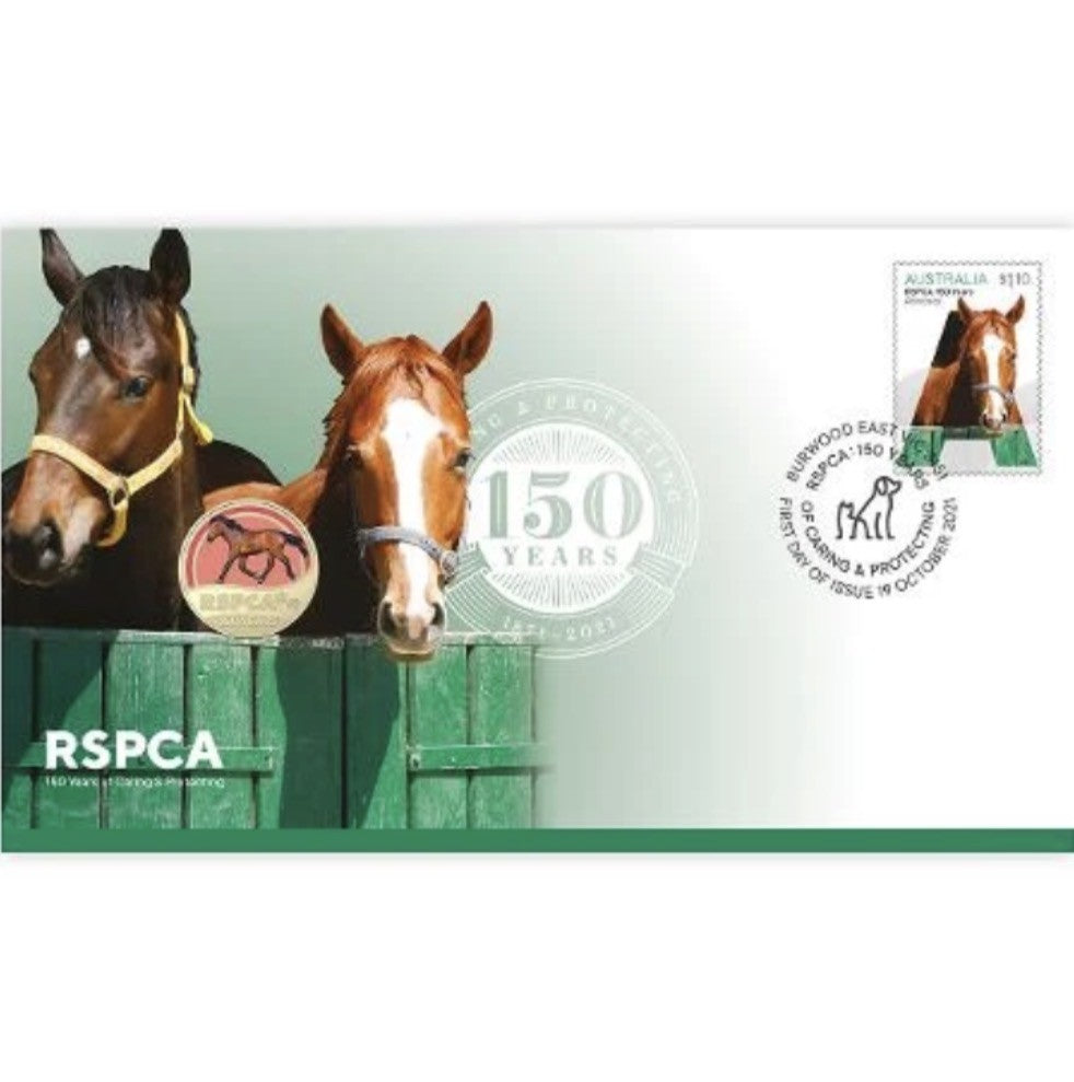 PNC - 2021 RSPCA 150 Years Horse $1 Coloured Coin