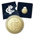 2023 AFL Carlton Blues $1 Uncirculated Coin RAM Carded