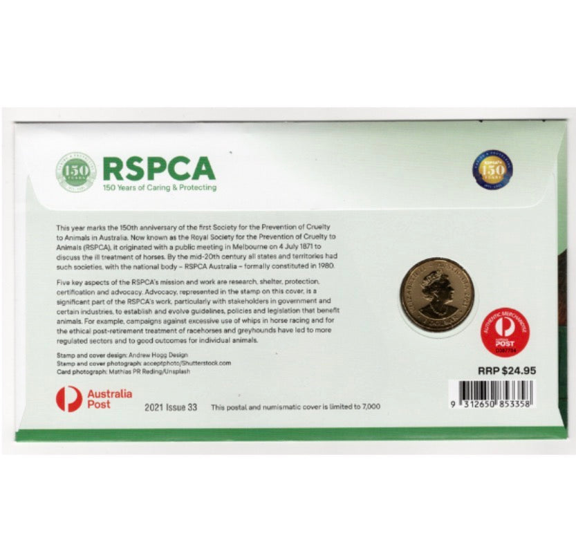 PNC - 2021 RSPCA 150 Years Horse $1 Coloured Coin