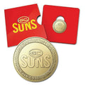2023 AFL Gold Coast Suns $1 Uncirculated Coin RAM Carded