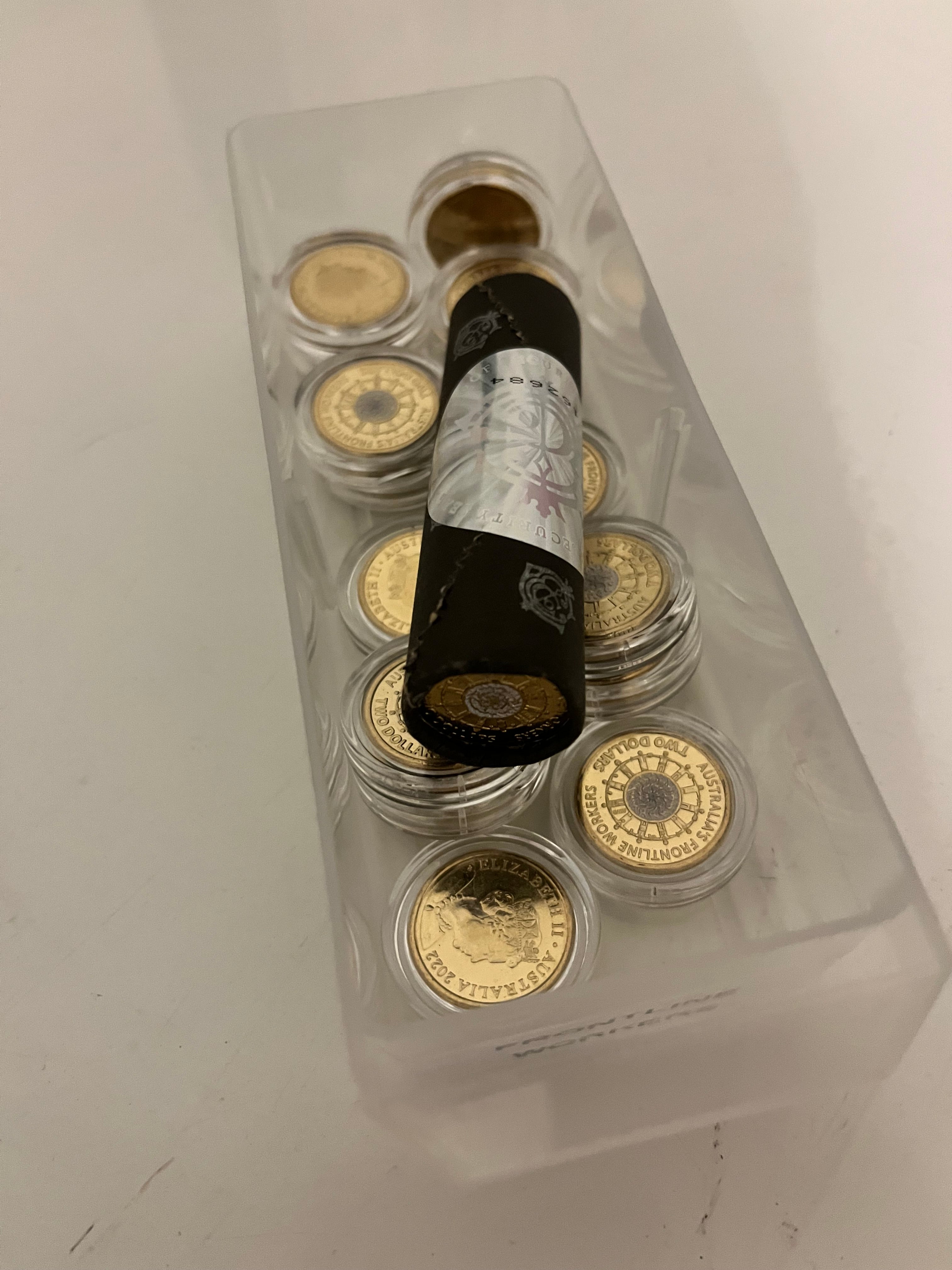 UNC 2022 Frontline Workers $2 Coloured Coin