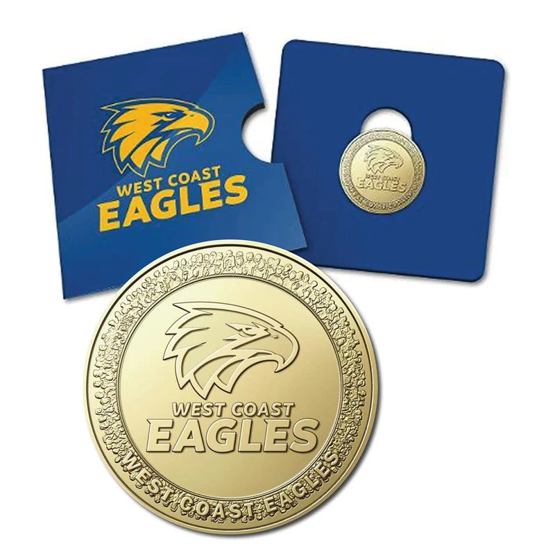 2023 AFL West Coast Eagle $1 Uncirculated Coin RAM Carded