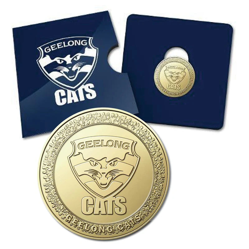 2023 AFL Geelong Cats $1 Uncirculated Coin RAM Carded