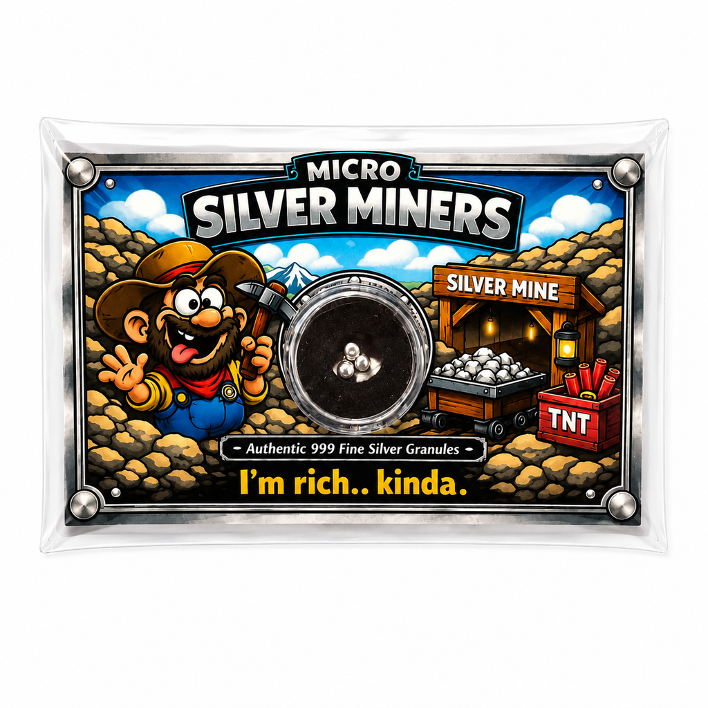 Micro Silver Miner .999 Silver Granules (Male)