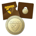 2023 AFL Hawthorn Hawks $1 Uncirculated Coin RAM Carded