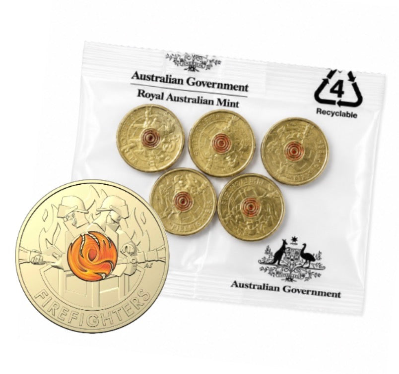 2020 Firefighters 35th Anniversary $2 RAM Bag (5 coins)
