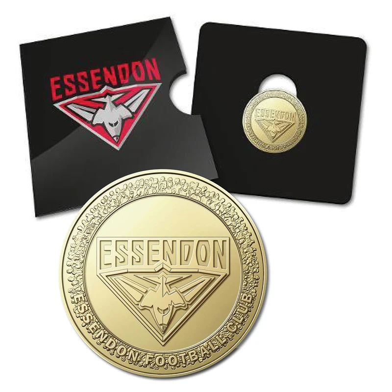 2023 AFL Essendon Bombers $1 Uncirculated Coin RAM Carded
