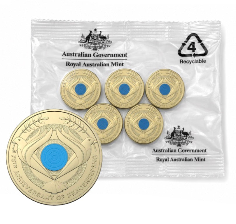 2022 75th Anniversary of Peacekeeping $2 RAM Bag (5 Coins)