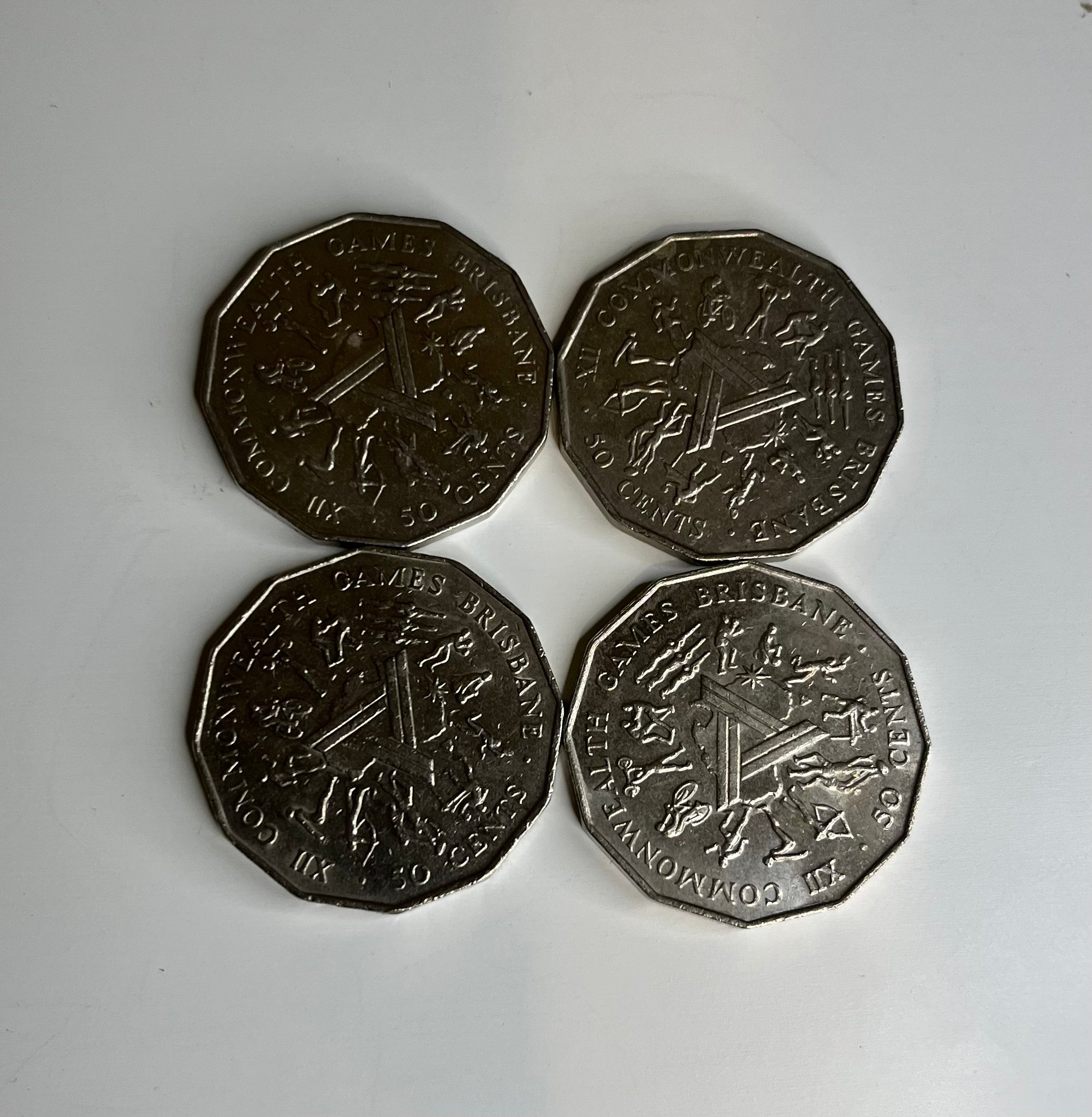 1982 Commonwealth Games Brisbane Australian 50 Cent Coin Circulated