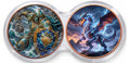 Water Vs Lightning – 2 x 1oz .999 Fine Copper Coins