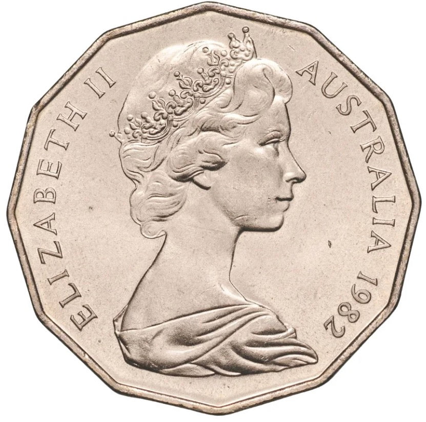 1982 Commonwealth Games Brisbane Australian 50 Cent Coin Circulated