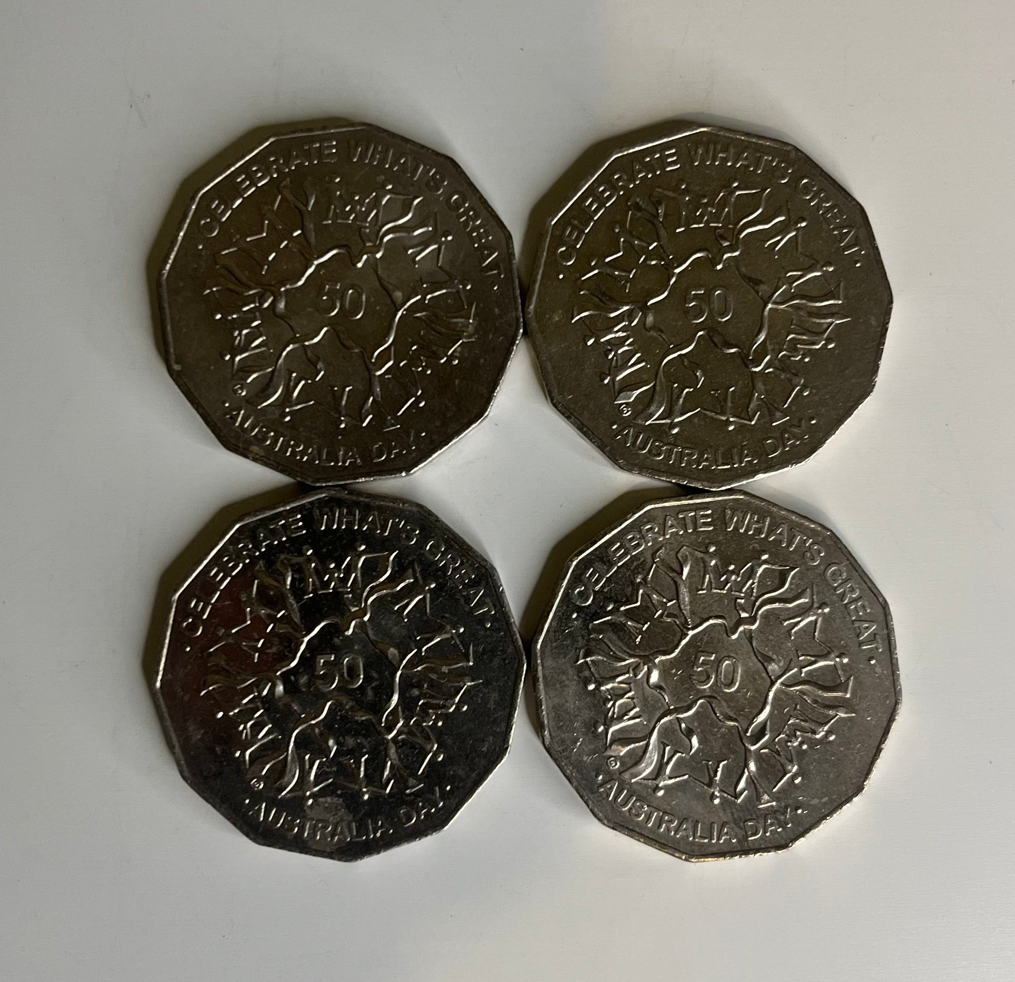 2010 Celebrate What’s Great Australian 50 Cent Coin Circulated