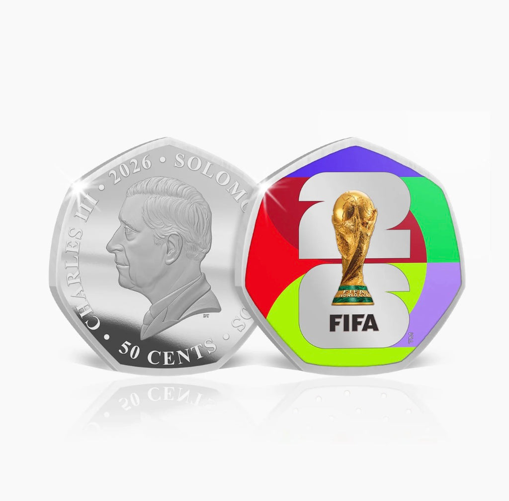 2026 FIFA World Cup Official 50c Silver Plated Proof Coin