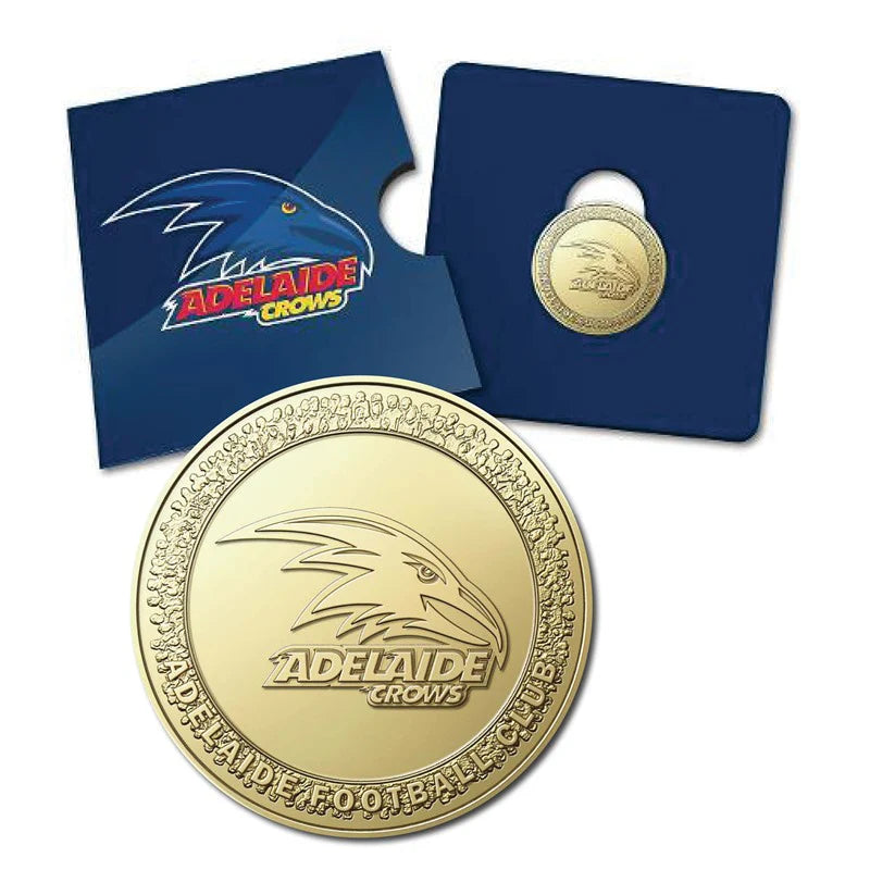 2023 AFL Adelaide Crows $1 Uncirculated Coin RAM Carded