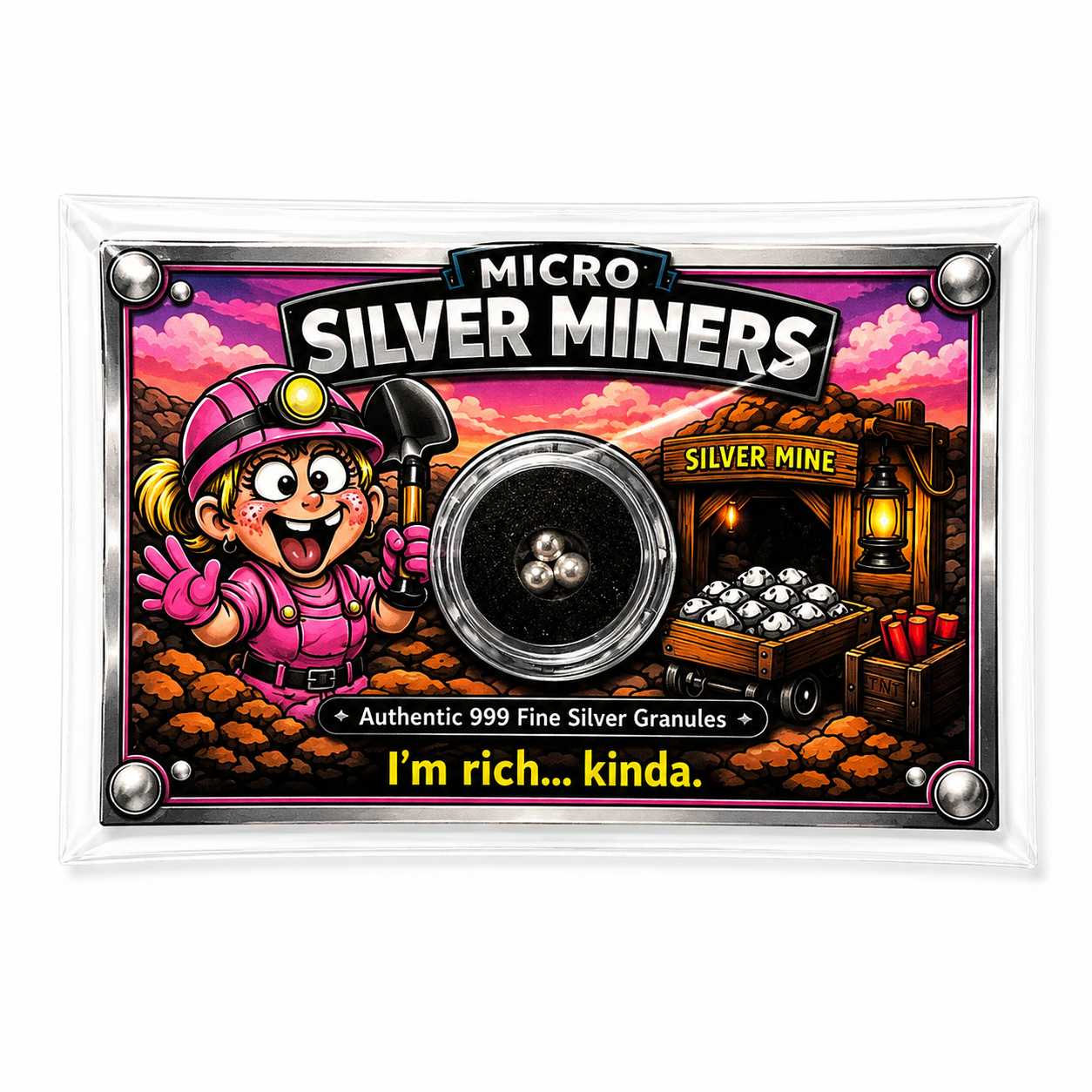 Micro Silver Miner .999 Silver Granules (Female)