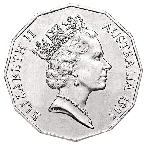 1995 Weary Dunlop Australian 50 Cent Coin Circulated