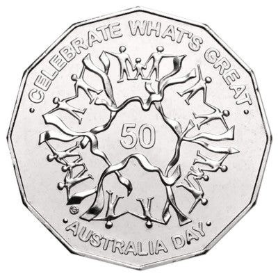 2010 Celebrate What’s Great Australian 50 Cent Coin Circulated