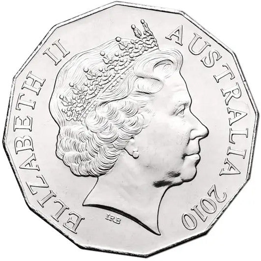 2010 Celebrate What’s Great Australian 50 Cent Coin Circulated