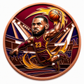 Exclusive 1 Oz .999 LeBron James Copper Round and this one