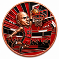 Exclusive 1 Oz .999 Micheal Jordan Copper Round