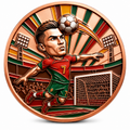 Exclusive 1 Oz .999 Cristiano Ronaldo Copper Round