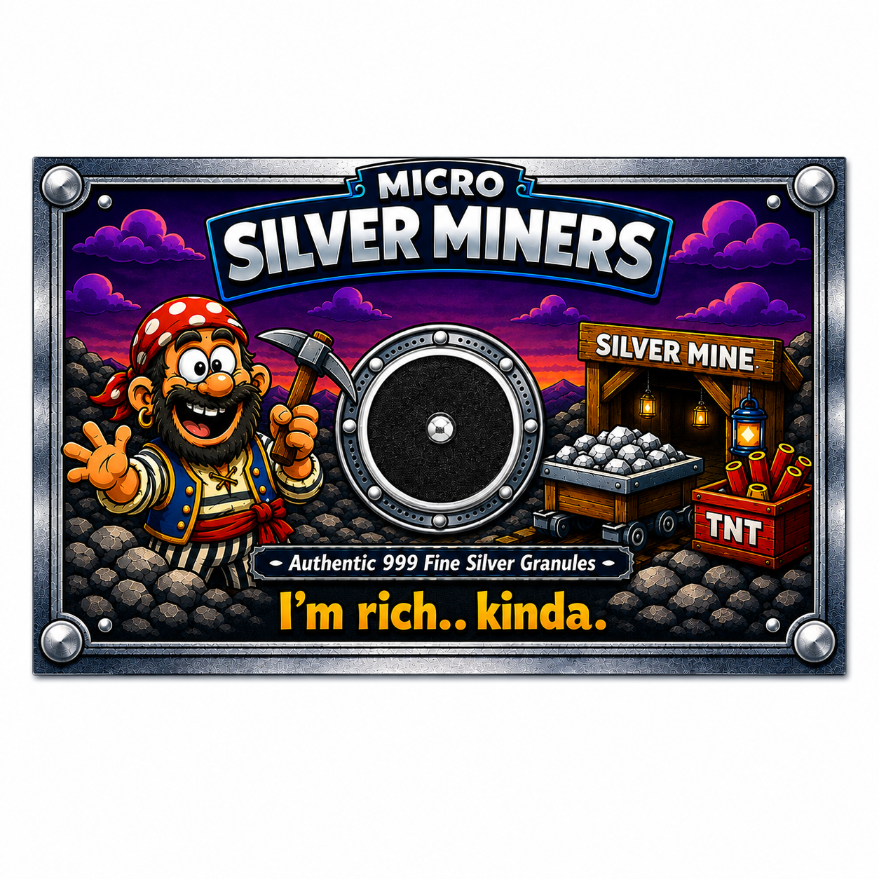 Micro Silver Miner .999 Silver Granules (LIMITED TO 300)