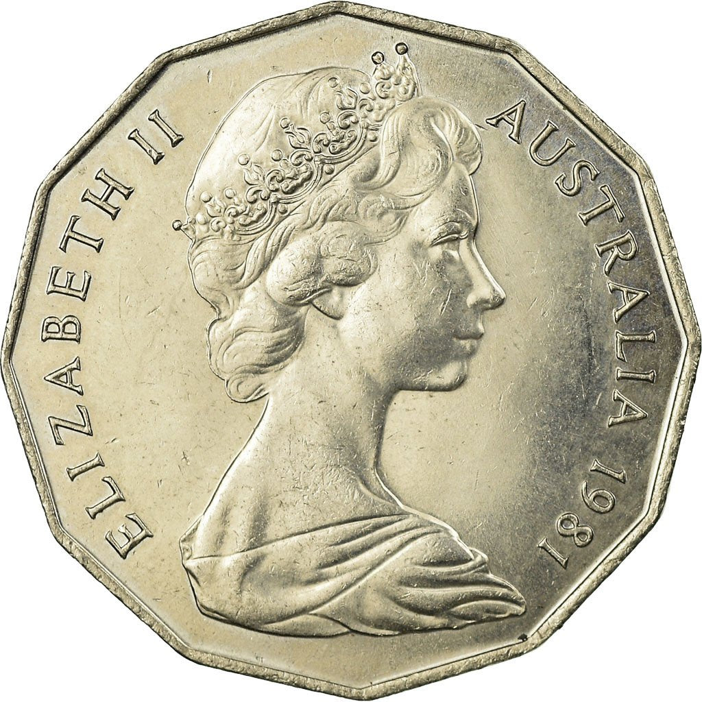 1981 Prince of Wales Lady Diana 50 Cent Coin Circulated