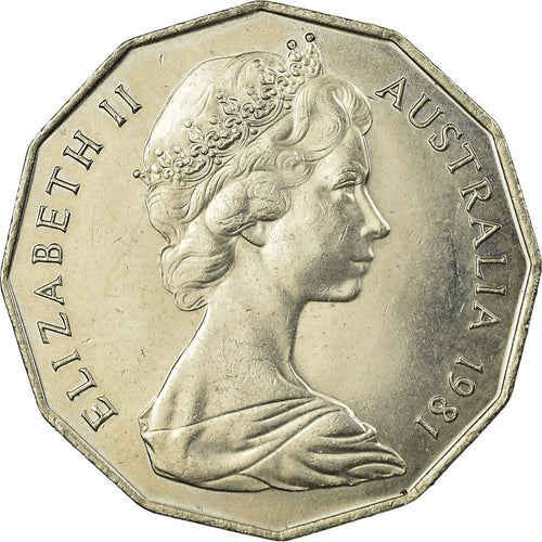 1981 Prince of Wales Lady Diana 50 Cent Coin Circulated
